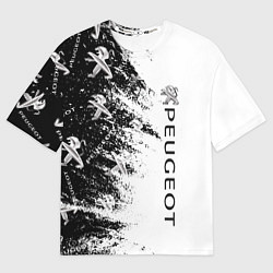 Футболка оверсайз мужская Peugeot Распылитель, цвет: 3D-принт