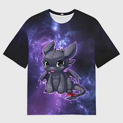 Футболка оверсайз мужская Милый малыш Беззубик, цвет: 3D-принт