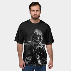 Футболка оверсайз мужская Military RA, цвет: 3D-принт — фото 2