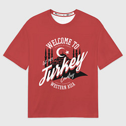 Мужская футболка оверсайз Турция - Turkey