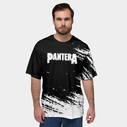 Футболка оверсайз мужская Pantera Logo, цвет: 3D-принт — фото 2