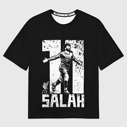 Футболка оверсайз мужская Мохамед Салах Mohamed Salah, цвет: 3D-принт