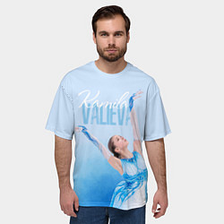Футболка оверсайз мужская Камила Валиева ROC, цвет: 3D-принт — фото 2