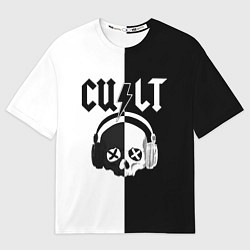 Футболка оверсайз мужская TDG CULT ACDC, цвет: 3D-принт