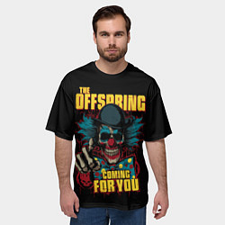 Футболка оверсайз мужская The Offspring рок, цвет: 3D-принт — фото 2