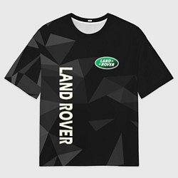 Мужская футболка оверсайз Land Rover геометрия