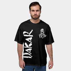 Футболка оверсайз мужская Дакар ралли, цвет: 3D-принт — фото 2