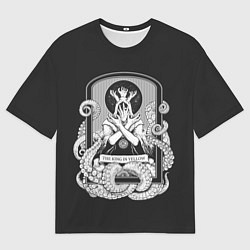 Футболка оверсайз мужская Король в жёлтом, цвет: 3D-принт