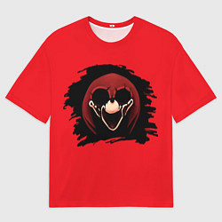 Футболка оверсайз мужская Knuckles Sonic exe, цвет: 3D-принт