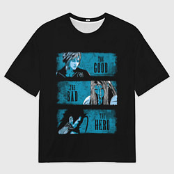 Футболка оверсайз мужская Хороший плохой герой, цвет: 3D-принт