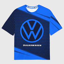 Футболка оверсайз мужская VOLKSWAGEN Volkswagen Абстракция, цвет: 3D-принт