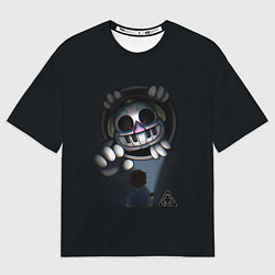 Футболка оверсайз мужская FNAF Security Breach Музыкальный диджей DJ Music M, цвет: 3D-принт