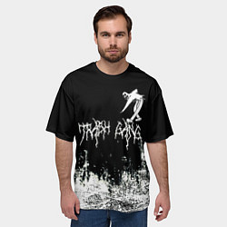 Футболка оверсайз мужская Ghostemane Mercury Trash Gang Гостмейн Призрак гра, цвет: 3D-принт — фото 2