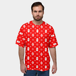 Футболка оверсайз мужская Red Dope Camo Dope Street Market, цвет: 3D-принт — фото 2