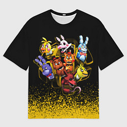 Футболка оверсайз мужская Фредди и Компания, цвет: 3D-принт