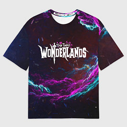 Футболка оверсайз мужская Tiny Tinas Wonderlands, logo, цвет: 3D-принт