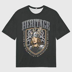 Футболка оверсайз мужская NORDIC VALHALLA, цвет: 3D-принт