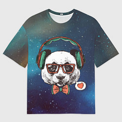 Футболка оверсайз мужская Панда Лав, цвет: 3D-принт