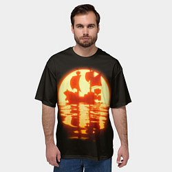 Футболка оверсайз мужская Саузенд Санни Ван Пис, цвет: 3D-принт — фото 2