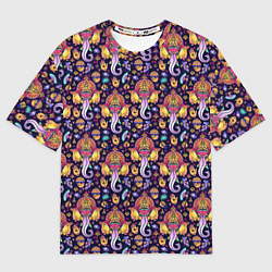 Мужская футболка оверсайз Слон Ганеша Ganesha