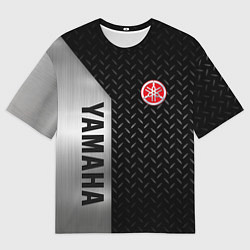 Футболка оверсайз мужская YAMAHA СТАЛЬ, цвет: 3D-принт