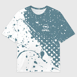 Мужская футболка оверсайз OPEL брызги