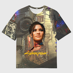 Футболка оверсайз мужская Panam cyberpunk 2077, цвет: 3D-принт