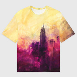 Футболка оверсайз мужская Манила в тумане, цвет: 3D-принт