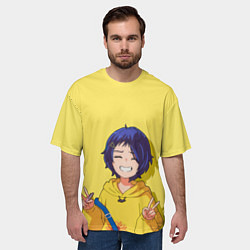 Футболка оверсайз мужская ПРИОРИТЕТ ЧУДО-ЯЙЦА ОТО АЙ, цвет: 3D-принт — фото 2