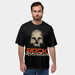Футболка оверсайз мужская ROCK ALTERNATIVE, цвет: 3D-принт — фото 2