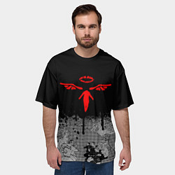 Футболка оверсайз мужская VALHALLA GANG ВАЛЬХАЛЛА ТОКИЙСКИЕ, цвет: 3D-принт — фото 2