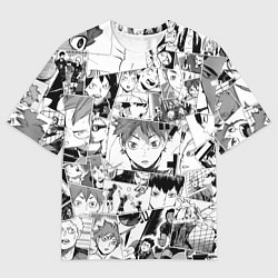 Мужская футболка оверсайз Волейбол!! pattern