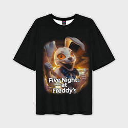 Футболка оверсайз мужская Five Nights at Freddys: Security Breach - Ванни, цвет: 3D-принт