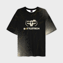 Футболка оверсайз мужская BattleTech, цвет: 3D-принт