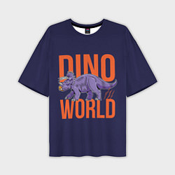 Футболка оверсайз мужская Dino World, цвет: 3D-принт