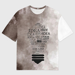 Футболка оверсайз мужская Idea!, цвет: 3D-принт