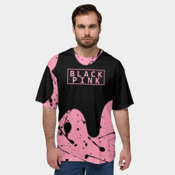 Футболка оверсайз мужская Blackpink, цвет: 3D-принт — фото 2