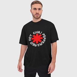 Футболка оверсайз мужская Red Hot Chili Peppers Rough Logo, цвет: 3D-принт — фото 2