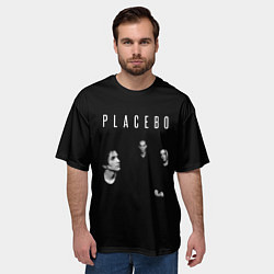 Футболка оверсайз мужская Троица Плацебо, цвет: 3D-принт — фото 2