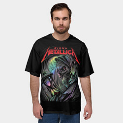 Футболка оверсайз мужская NIXON METALLICA, цвет: 3D-принт — фото 2