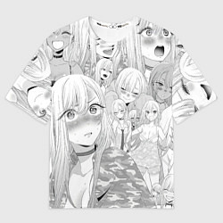 Мужская футболка оверсайз Marin Kitagawa: Pencil Art