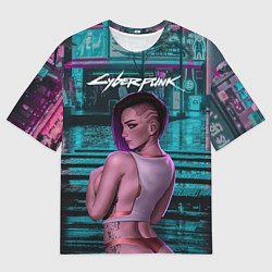 Футболка оверсайз мужская Cyberpunk2077 18 Vi, цвет: 3D-принт