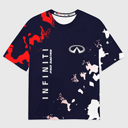 Футболка оверсайз мужская ИНФИНИТИ Pro Racing Милитари, цвет: 3D-принт
