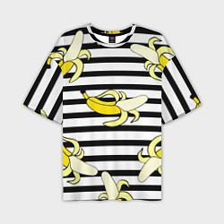 Футболка оверсайз мужская Banana pattern Summer, цвет: 3D-принт