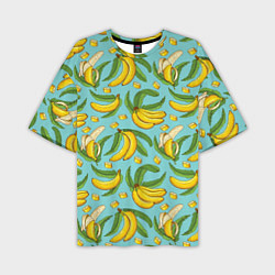 Футболка оверсайз мужская Banana pattern Summer Fashion 2022, цвет: 3D-принт