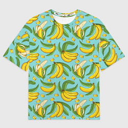 Мужская футболка оверсайз Banana pattern Summer Fashion 2022