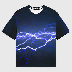 Футболка оверсайз мужская Lightning Fashion 2025 Neon, цвет: 3D-принт