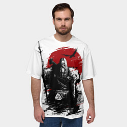 Футболка оверсайз мужская Бог викингов следит за тобой, цвет: 3D-принт — фото 2