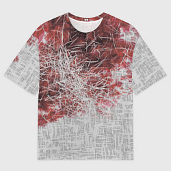 Футболка оверсайз мужская Огонь над городом Коллекция Get inspired! N-18-n-1, цвет: 3D-принт