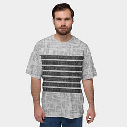 Футболка оверсайз мужская Город Коллекция Get inspired! 119-9-32-f2i-sq, цвет: 3D-принт — фото 2